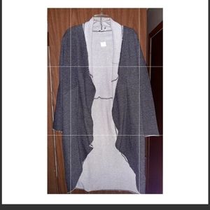 Cardigan sweater new with tags gray white small